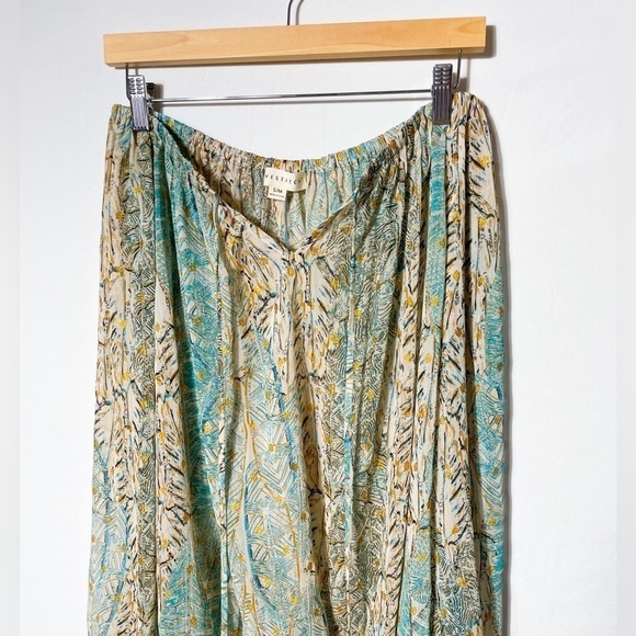 Love Stich S/M off the shoulder abstract print balloon sleeve top | boho, summer - Picture 2 of 9